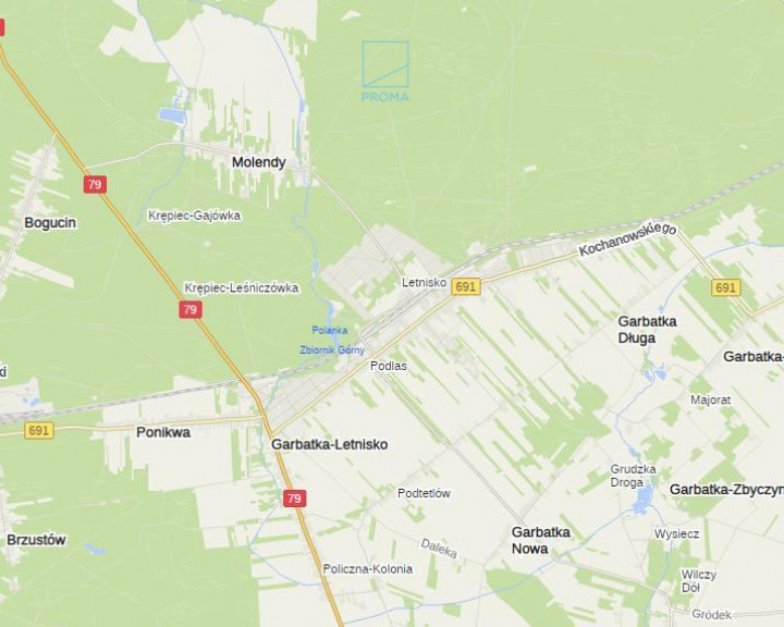 Działka Sprzedaż Garbatka-Letnisko Graniczna